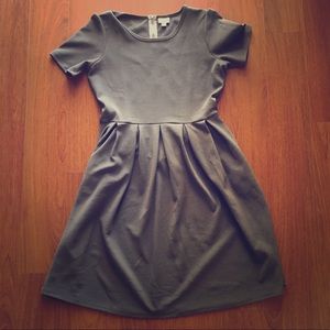Lularoe Amelia dress XL- solid grey